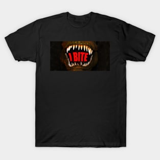 I bite face mask design T-Shirt